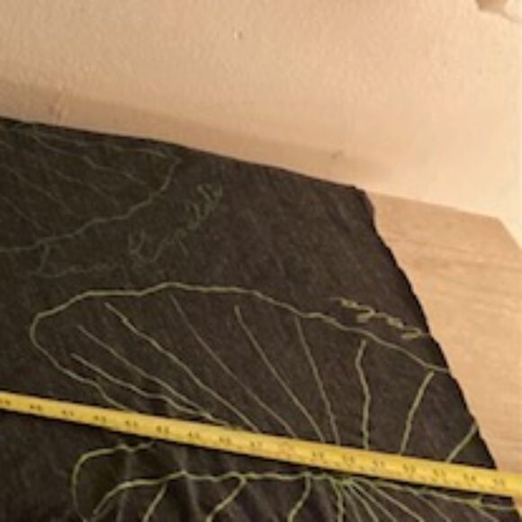 Kala Kanu O Ka Aina(Plants of the Land)Kalo Hawaii Maxi Dress Sleeveless Gray XL - Picture 10 of 16